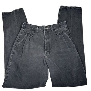 Wrangler vintage black western Denim Jeans high rise waisted 90s cowgirl